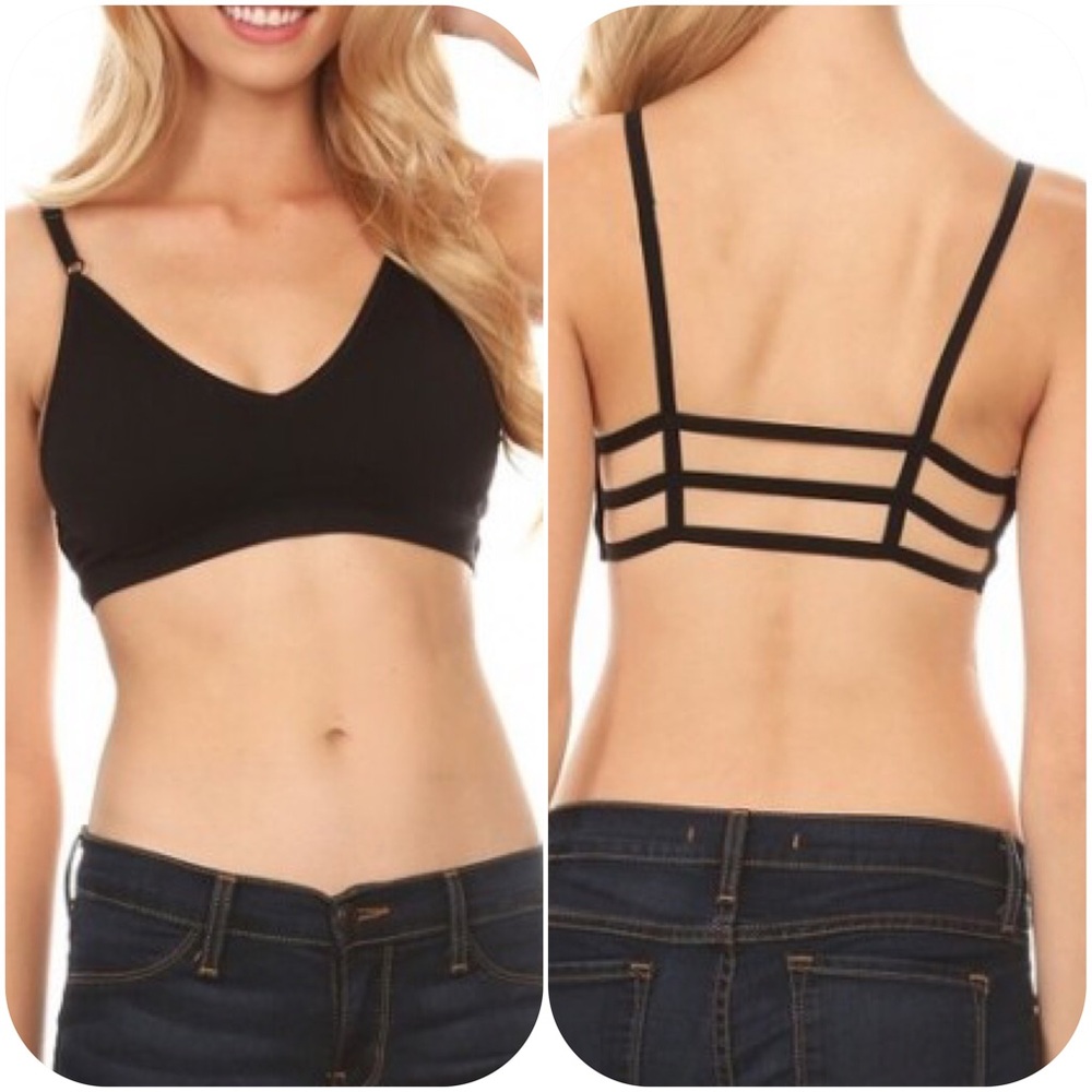 NWOT Cage-back Padded Bralette